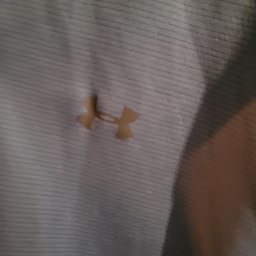 Under Armour Blue Polo Shirt Moisture-Wicking Athletic Wear M - Picture 2 of 4